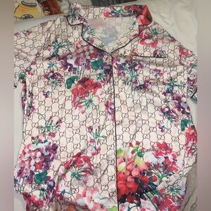 Gucci Print Satin pajamas, size L